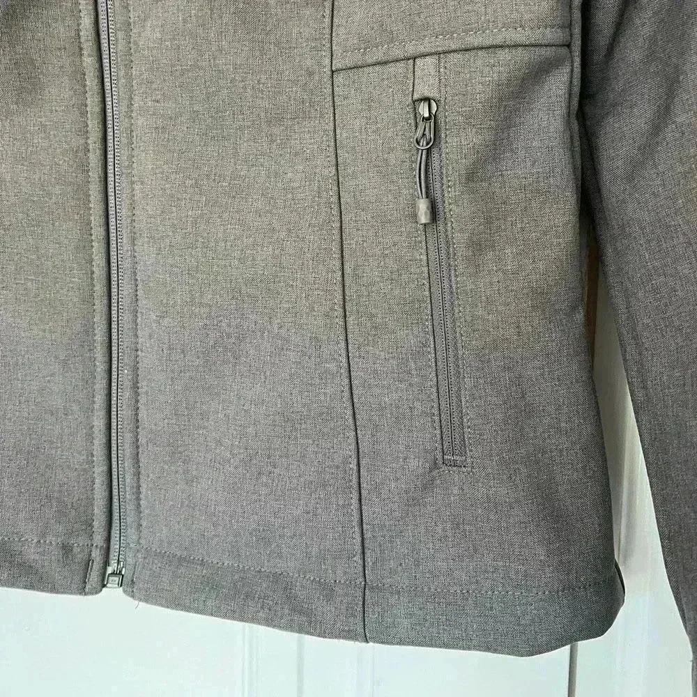 The North Face Women’s Gray Softshell Jacket Small Lightweight Weather-Resistant - Picture 2 of 12